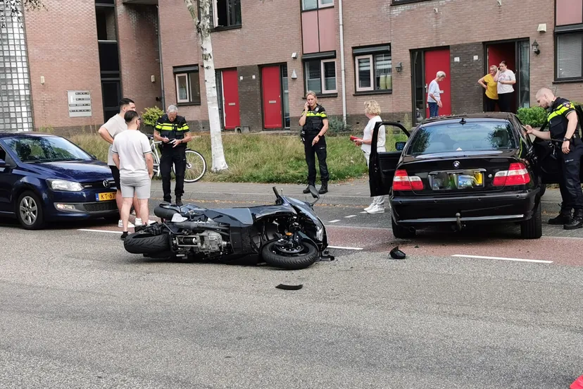 motorrijder gewond