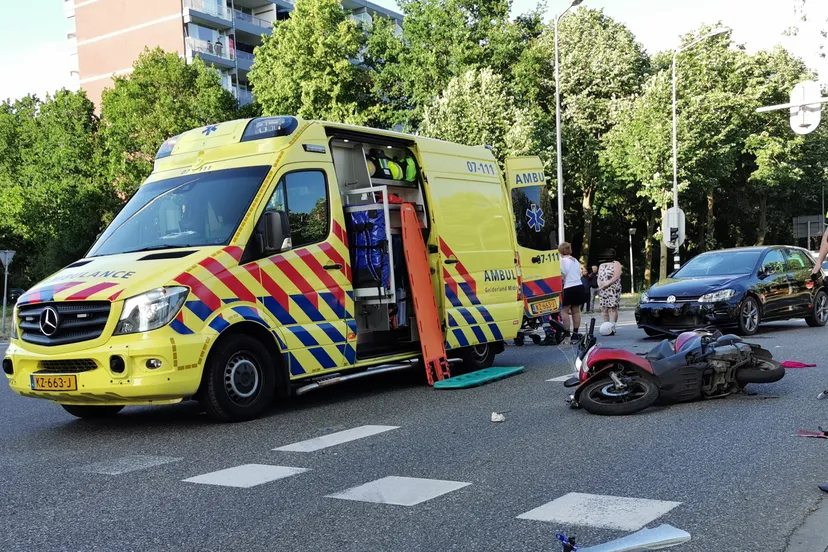 ongeval scooter ede