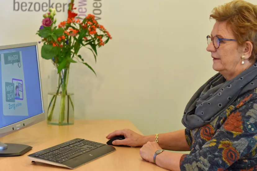 patint van ziekenhuis gelderse vallei logt in in mijnzgv