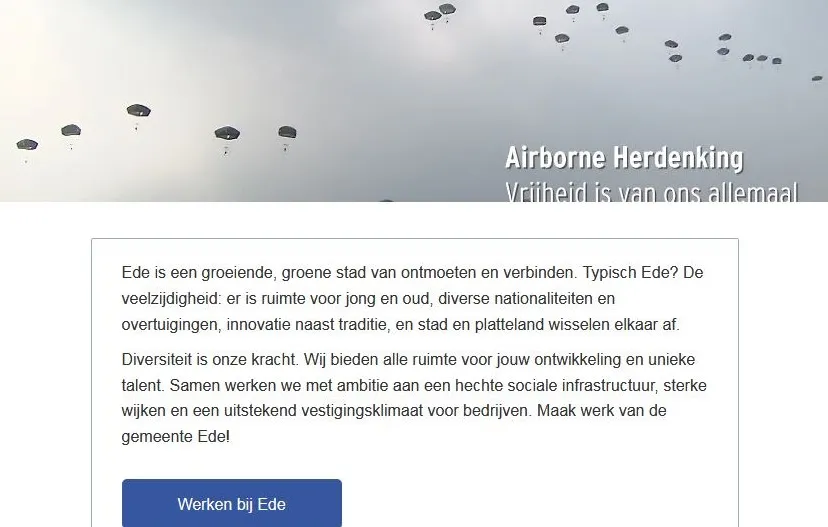 pb069 vernieuwde website werken bij ede