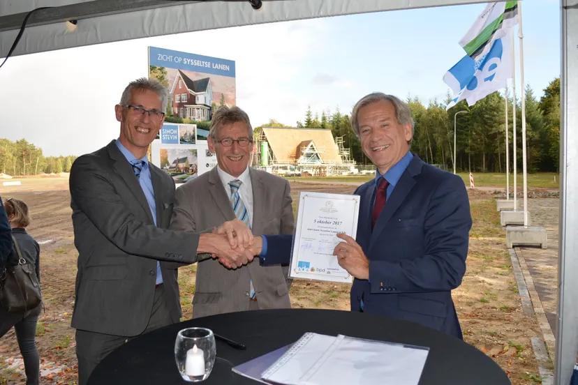 start bouw sysseltse lanen wethouder weijland 1