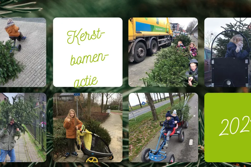 wageningen kerstbomenactie 2021