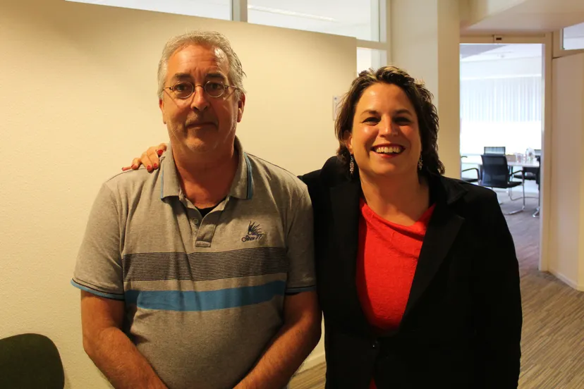 wethouder vreugdenhil en ecoloog carlo van rijswijk