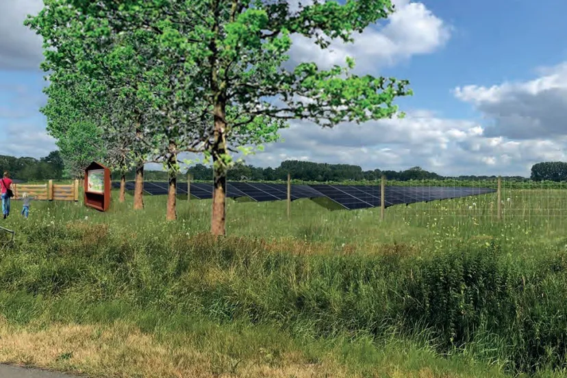 zonnepark nergena visualisatie