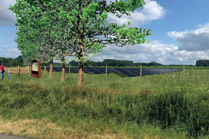 zonnepark nergena visualisatie