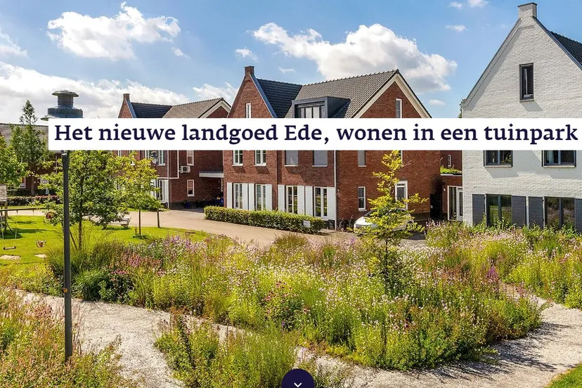 het nieuwe landgoed ede wonen in een tuinpark provincie gelderland