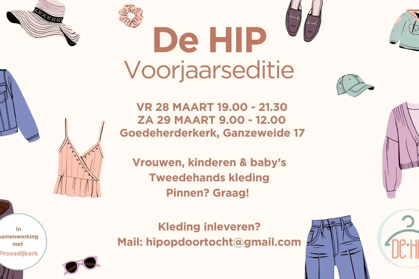 de hip kledingbeurs