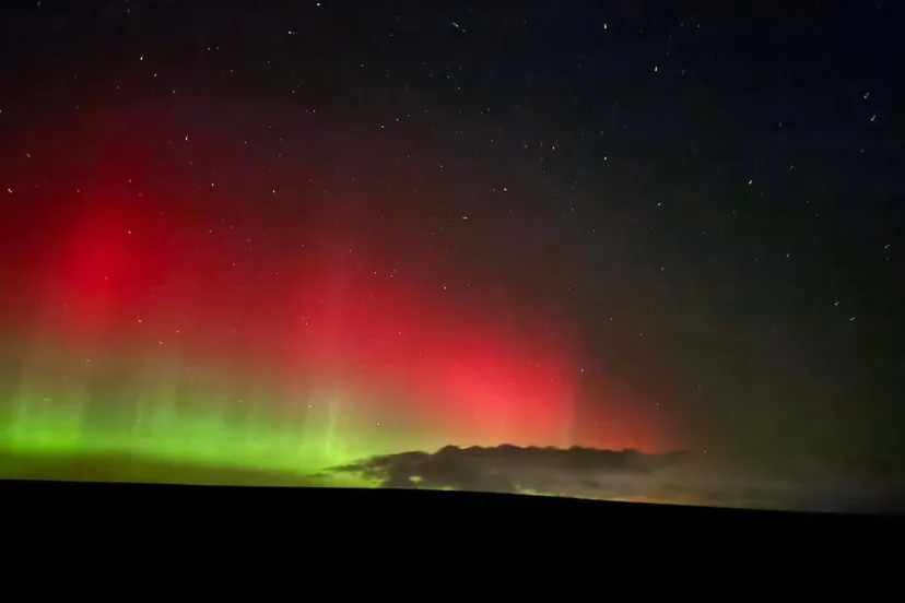 Noorderlicht op 19 januari 2026 © Martin Ouboter