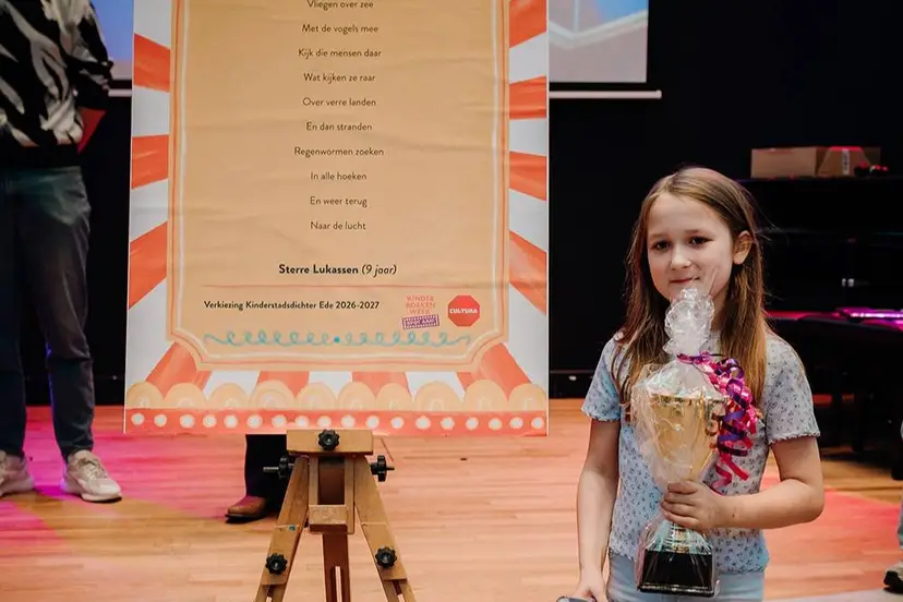 Winnares Kinderstadsdichter 2026 - Foto Mevrouw Kiek-web
