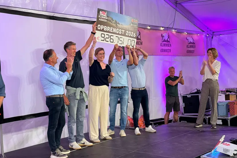 Klimmen tegen Kanker onthulling opbrengst