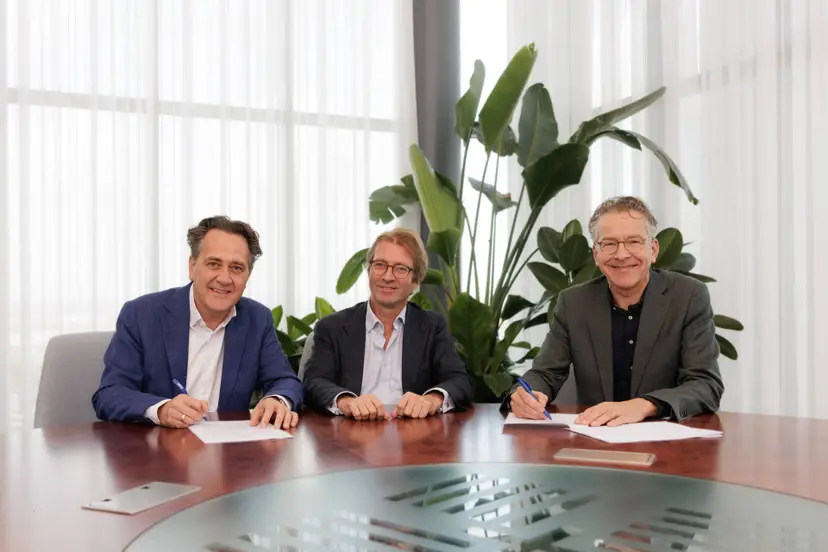 vlnr Frank Heemskerk Taco Dibbits Jeroen Dijsselbloem