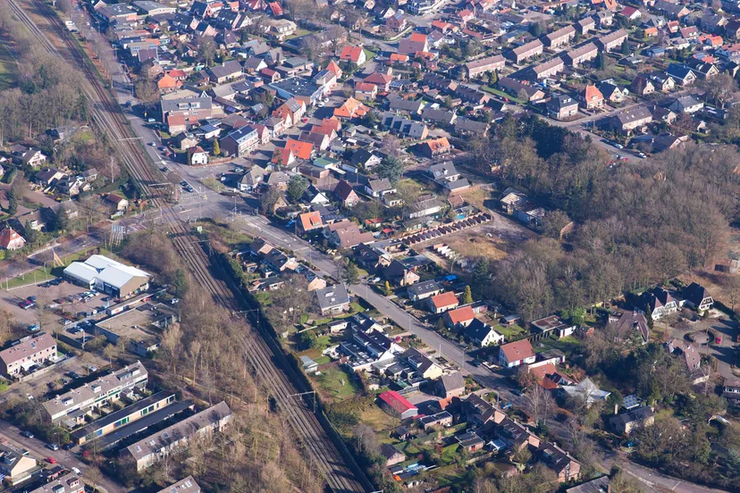 luchtfoto spoor otweg drvdalelaan heidelaan hamburgerweg