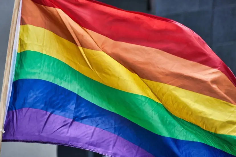 40EN Regenboogvlag