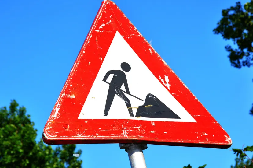 coming soon construction sign roadsign 117602