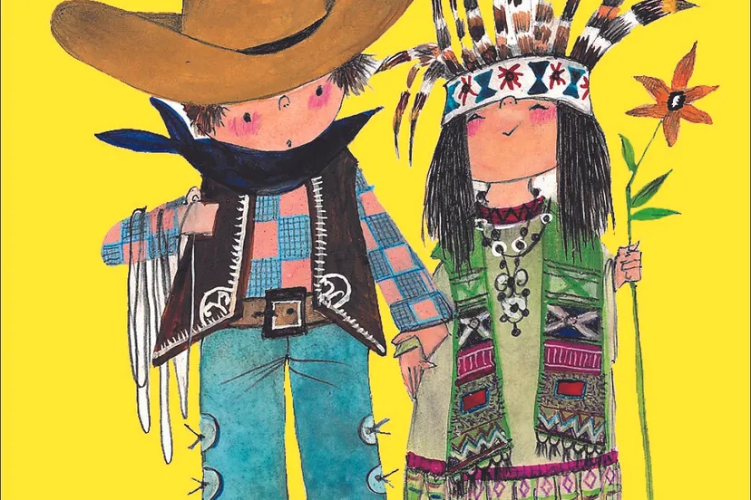 omslagontwerp voor bobo cowboy en indiaan 1990 jip en janneke