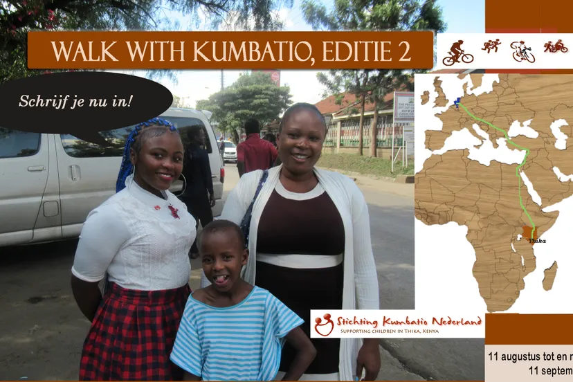 walk with kumbatio schrijf je in