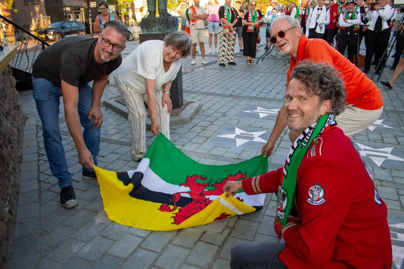 Mike Hofkens, Nelleke Verschuren, Sander den Boer en Arwin Steigenga