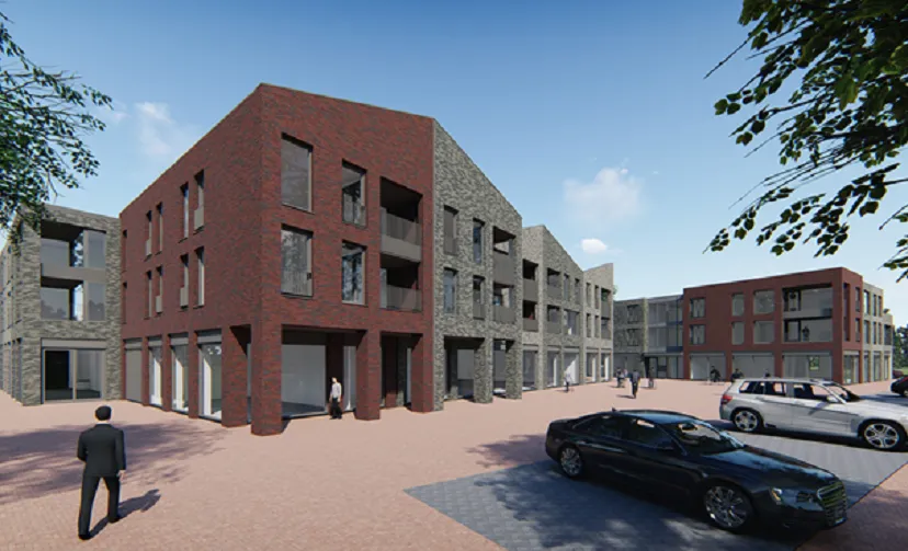artist impression centrumplan gilze centrumdeel