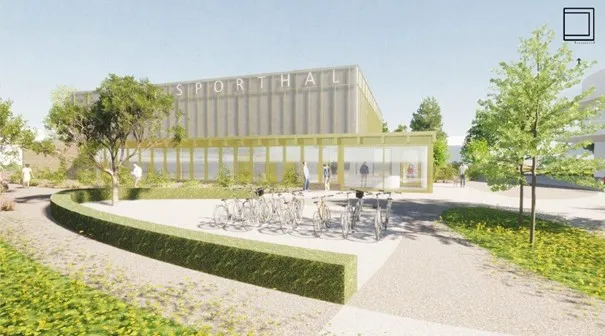 beeld ontwerp sporthal rijen18777