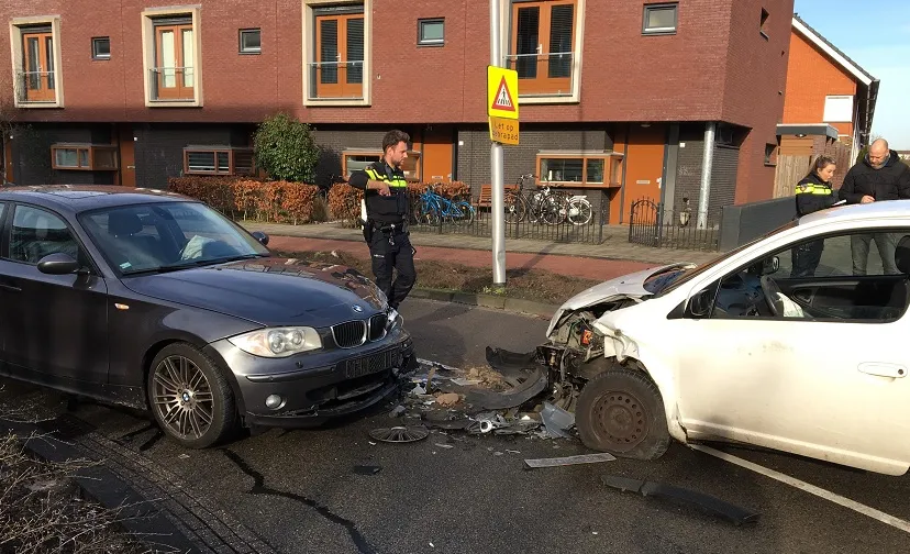 frontale botsing rijen