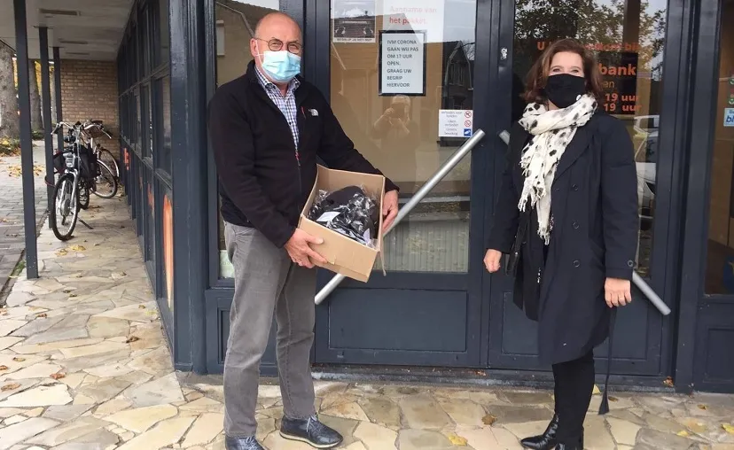 mondkapjes voedselbank