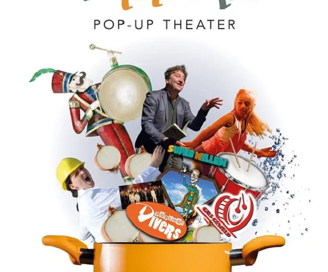 natuurpodium rijen verkleind