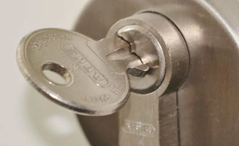 sleutel in deur