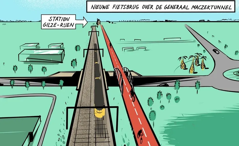 snelfietsroute rijen