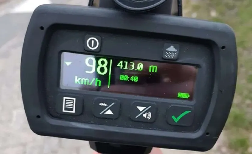 snelheidscontrole klein zwitserland