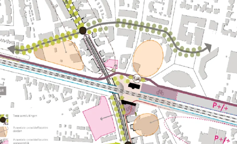 station gebied rijen