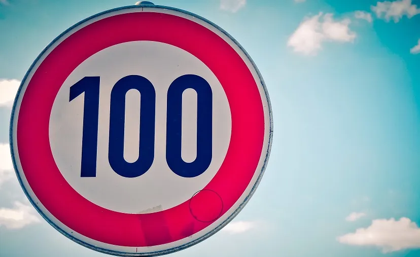 verkeersbord 100