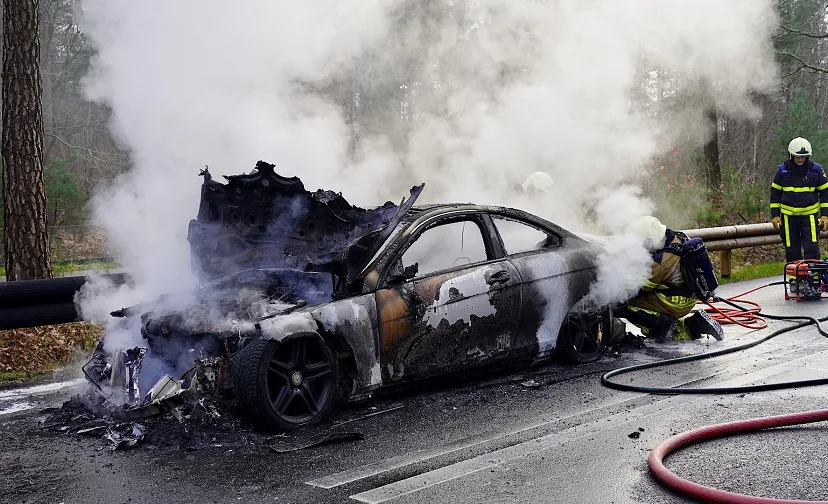 vijfeikenweg autobrand