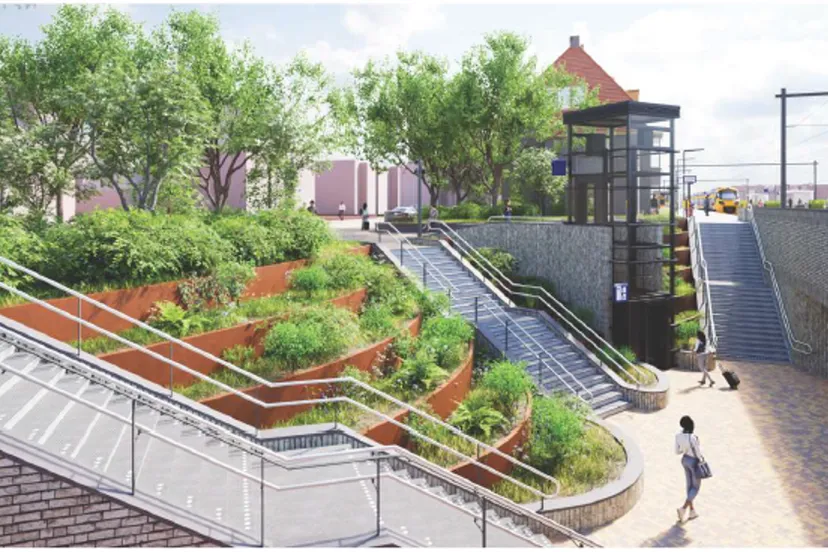 stationsomgeving rijen do