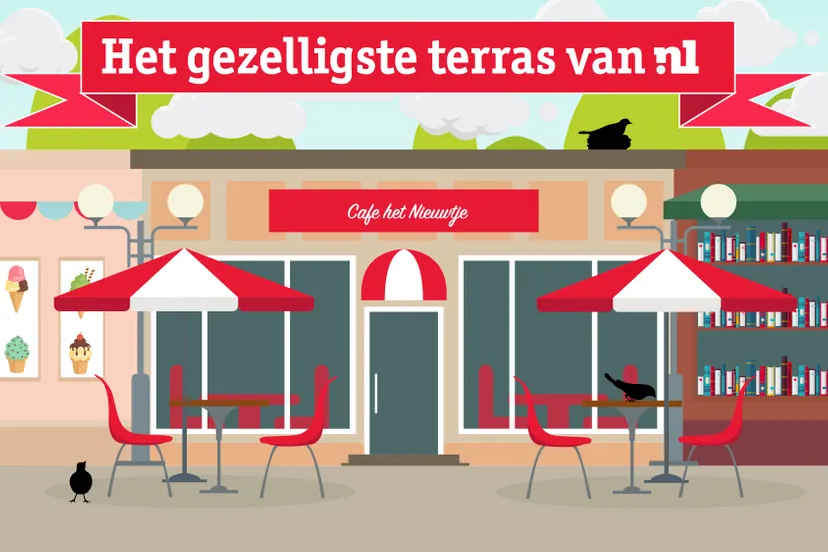 het gezelligste terrasje van nederland
