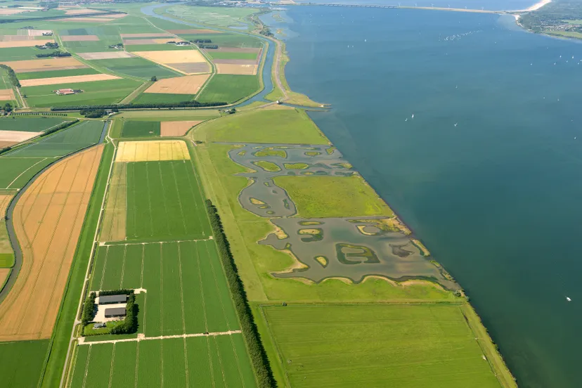 luchtfoto deel gebied noordrand