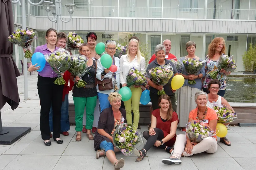 zorgdier feestavond groepsfoto