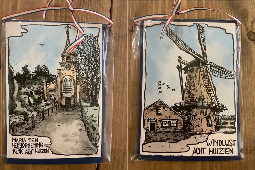 achtuizen houtsneden