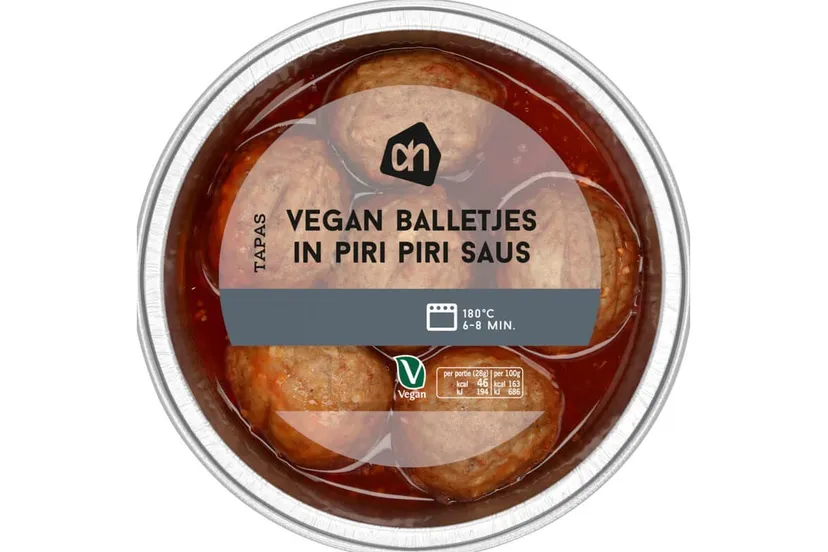 ah vegan balletjes piri piri