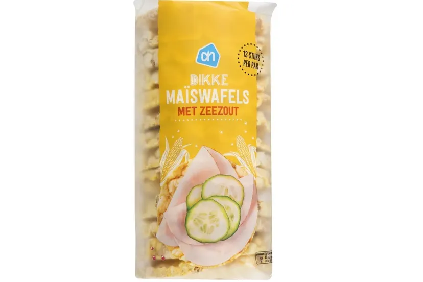albert heijn dikke maiswafels zeezout