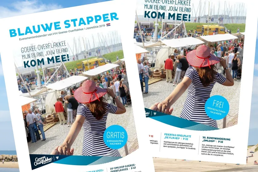 blauwe stapper nlde op een pagina