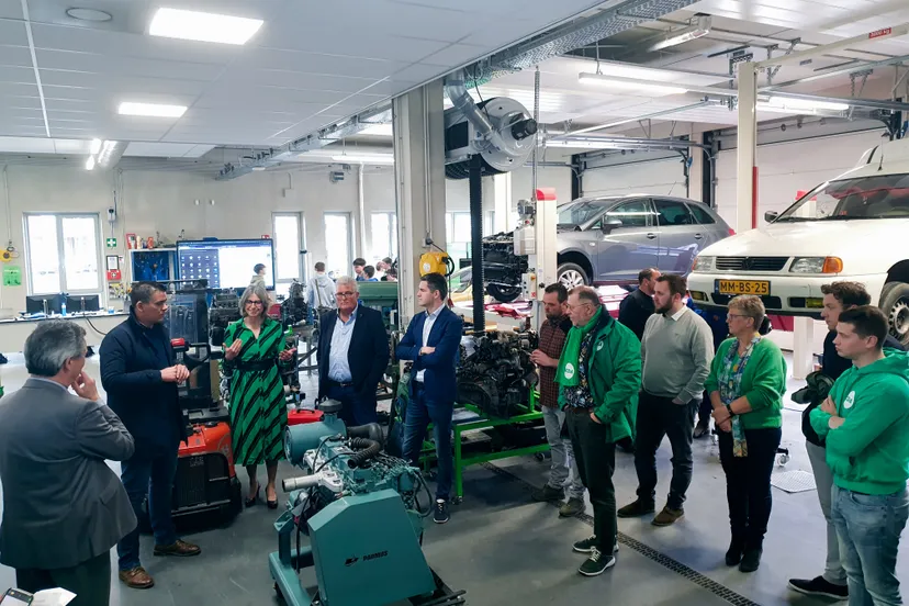 cda op bezoek in de beroepscampus in sommelsdijk