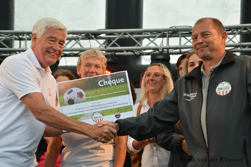 cheque kinderafdeling 24uurstoernooi