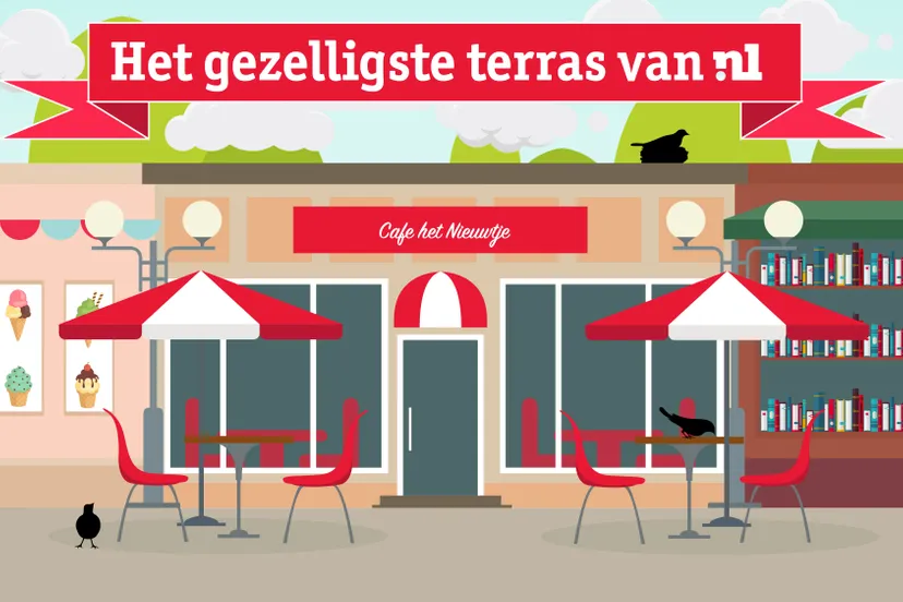 het gezelligste terrasje van nederland