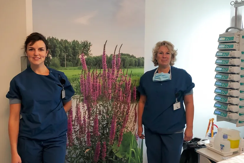 het ic nazorgteam bestaat uit leandra grootenboer links en linda berger rechts