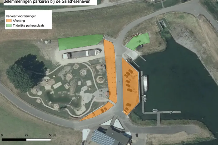 kaart parkeergelegenheid galathese haven ooltgensplaat