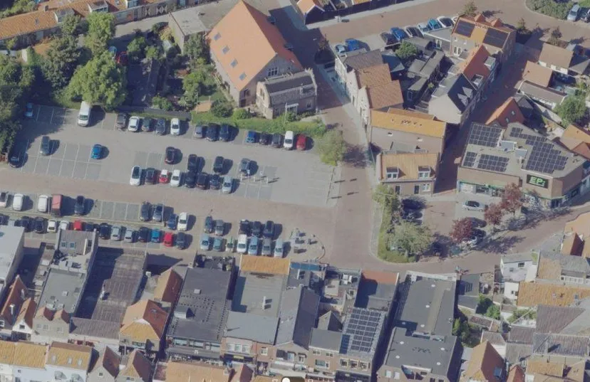 luchtfoto spuiplein middelharnis