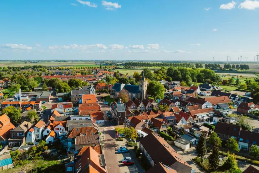 nieuwe tonge luchtfoto