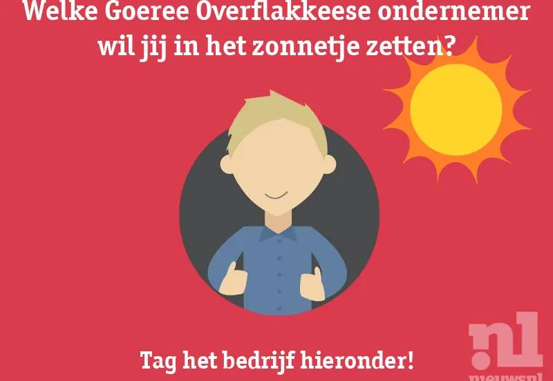 ondernemer in het zonnetje