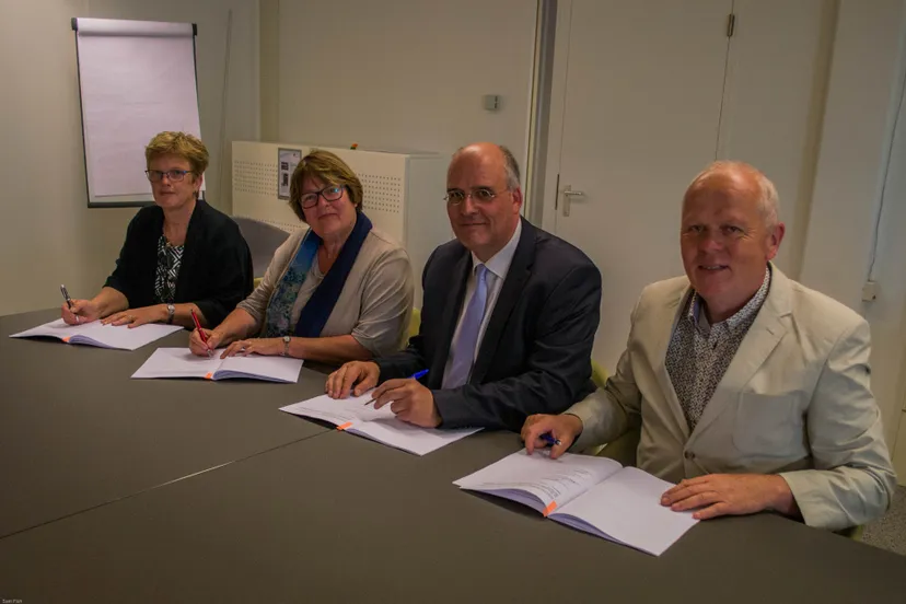 ondertekening coalitieakkoord 2018