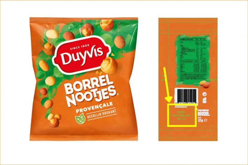 veiligheidswaarschuwing duyvis borrelnootjes